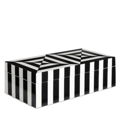 Op Art Lacquer Box, Small