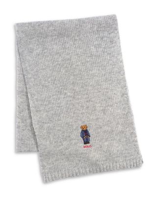Solid Denim Bear Scarf