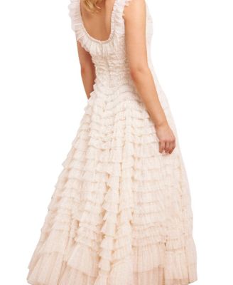 Hattie Scoop Neck Ankle Gown