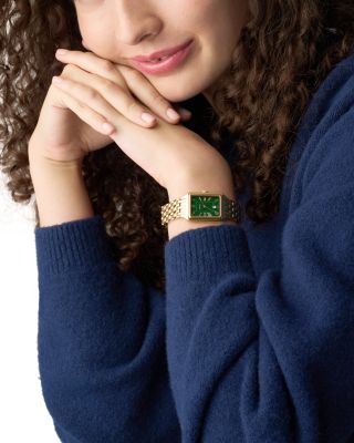 Raquel Three-Hand Gold-Tone Stainless Steel Watch, 23mm x 38mm