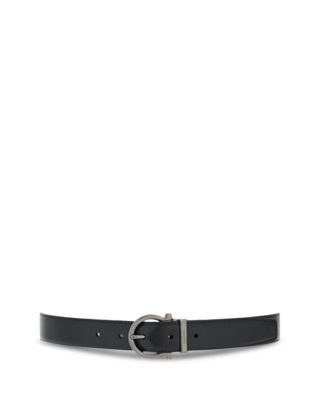 Men's Gancini Buckle Reversible Leather Belt