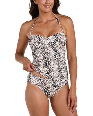 Wild Whispers Twist Front Tankini 