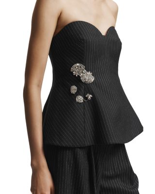 Rosa Embellished Strapless Top