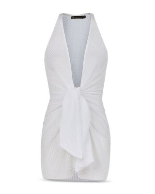 Solid Mita SH Cup Cover Up Dress