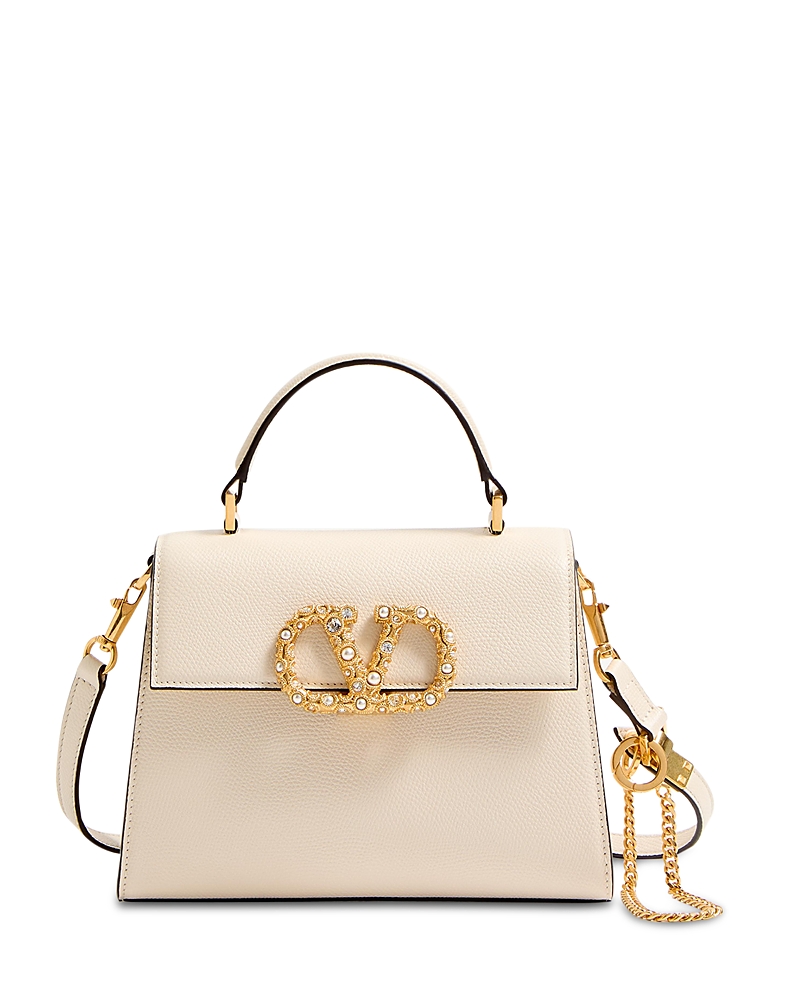 Valentino Garavani Vsling Small Jewel VLogo Convertible Top Handle Bag