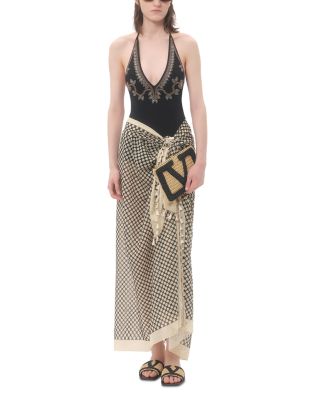 Viva Superstar Medium Raffia Pouch