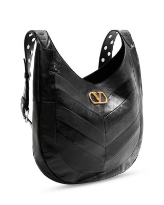 Hoboho Chevron VLogo Hobo Shoulder Bag
