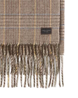 Mila Plaid Cashmere Scarf