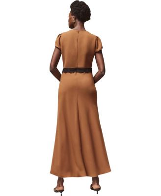 Lace Trim Maxi Dress