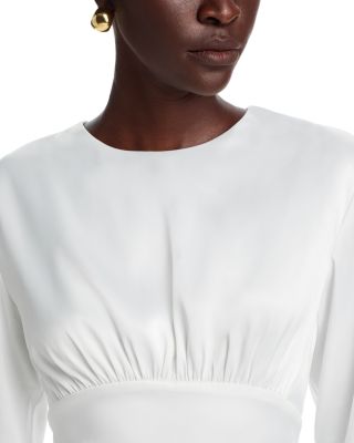 Long Sleeve Empire Waist Dress