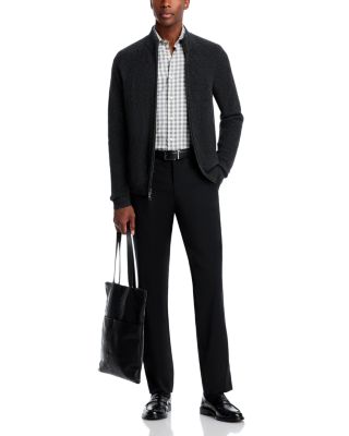 Crescent Zip Front Sweater