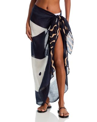 Catch Of The Day Sarong Swim Cover-Up