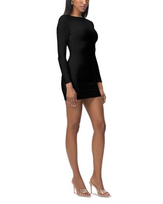 Long-Sleeve Mini Sheath Dress