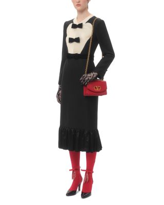 Small VLogo Vain Shoulder Bag