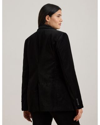 Stretch Velvet Blazer