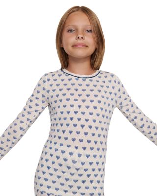 Unisex Printed Long Sleeve PJ Set - Little Kid, Big Kid