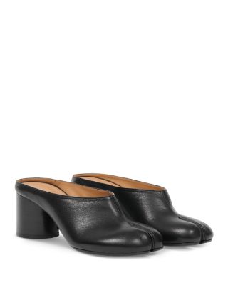 Women's Tabi Leather Pump Mules