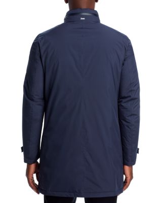 Functional Wardrobe Waterproof Down Overcoat with Hidden Hood