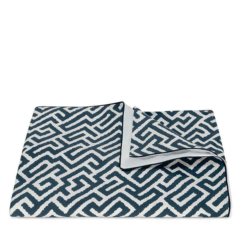 Matouk Gabriel Duvet Cover, Twin In Blue
