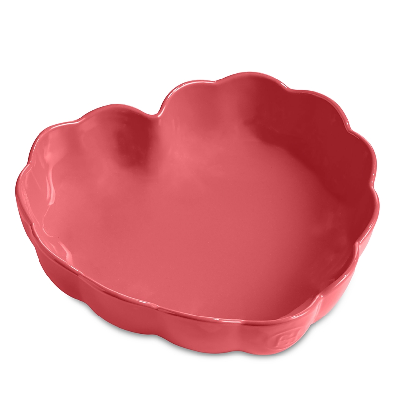 Emile Henry Ceramic Madeleine Heart-shaped Baking Dish In Pink