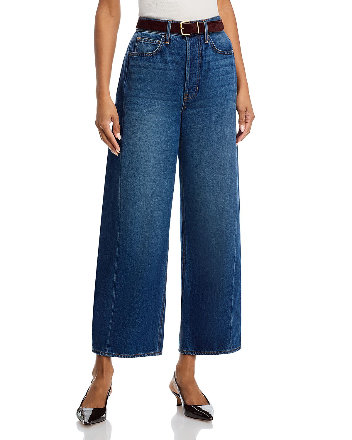 Veronica Beard Ryder High Rise Barrel Leg Jeans