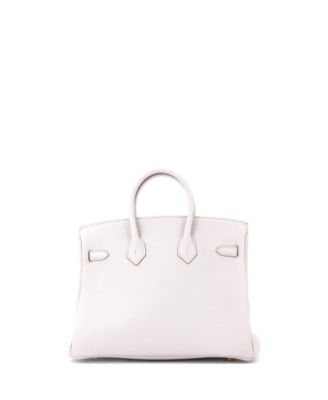  Birkin 25 Handbag Light Togo with Gold Hardware