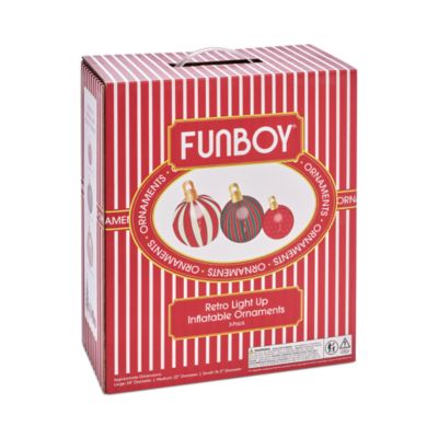 Light Up Inflatable Ornaments, Set of 3