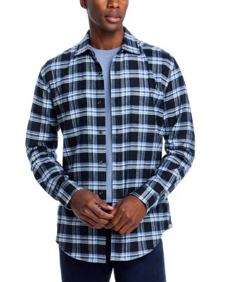 Large Plaid Flannel Button Down Shirt - Exclusive