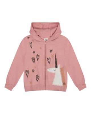 Girls' Hooded Knit Cardigan - Little Kid