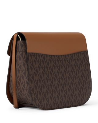 Emilia Small Monogram Saddle Crossbody