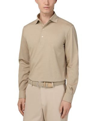 Japanese Jersey Long Sleeve Polo Shirt