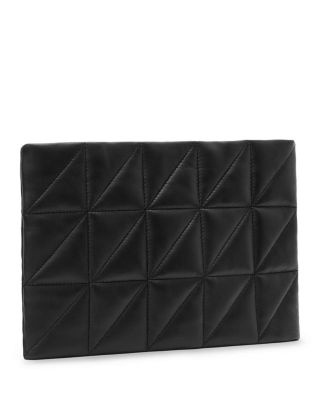 Bettina Small Quilted Leather Clutch 