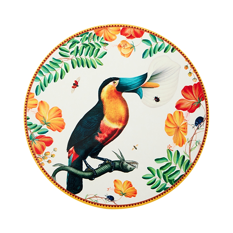 La Doublej Disk Placemat In Multi