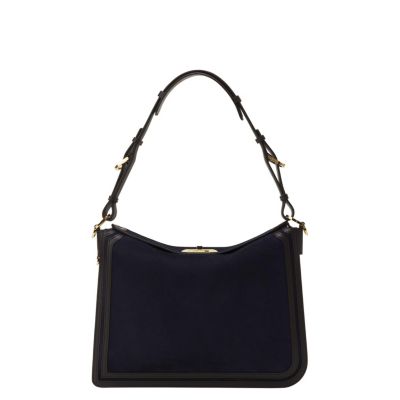 Compagnon Asymmetrical Bag In Suede