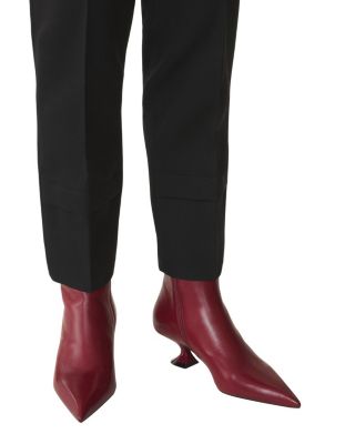 Midnight Step Leather Ankle Boot