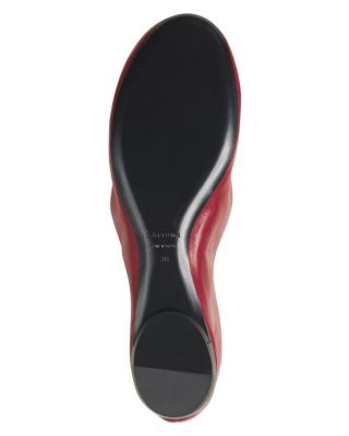  Women's The Ballerina Flat In Leather