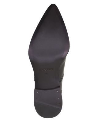  Brogue Oxford Shoe In Shiny Leather