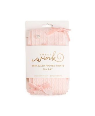 Girls' Bedazzled Coquette Tights - Little Kid, Big Kid