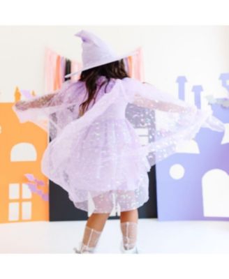 Girls' Girly Witch Dress Up Kit - Ages 3+