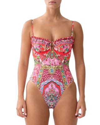 Ruched One Piece Swimsuit
