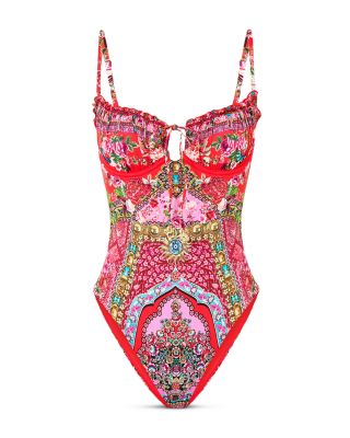 Ruched One Piece Swimsuit