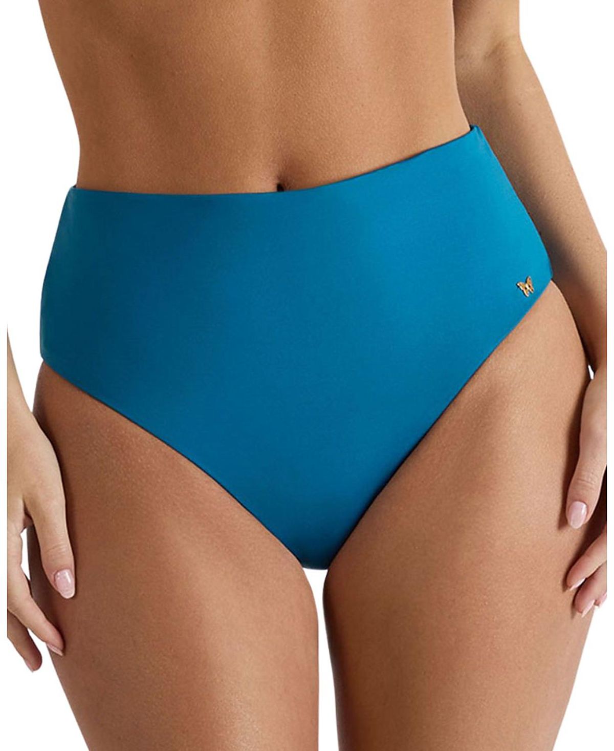 Kiki De Montparnasse Lace-Up High Waist Bikini Bottom