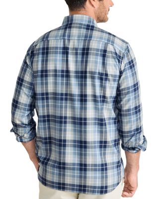 Brant Point Tech Twill Plaid Classic Fit Button Down Shirt