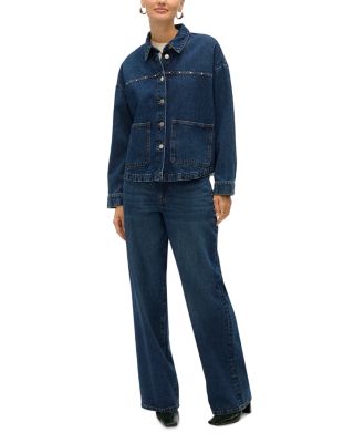 Jamie Studded Denim Shirt