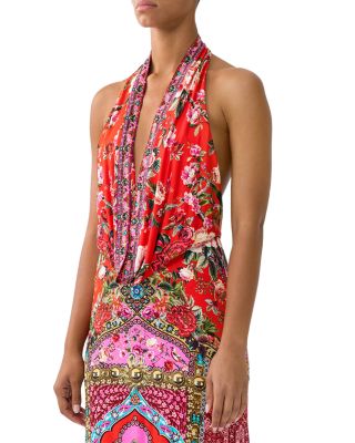 Deep Cowl Plunge Dress