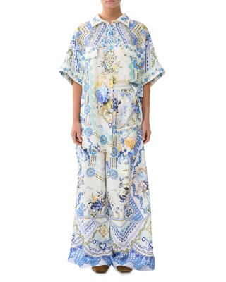 Linen Wide Leg Pants