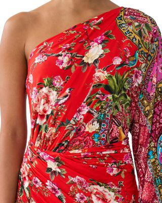 One Shoulder Jersey Dress