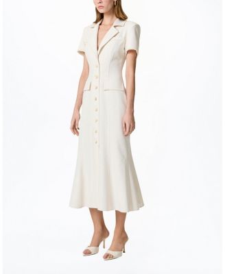 Floral Button Detailed Maxi Dress