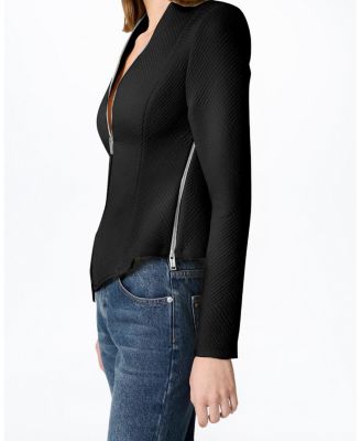  Zipper Detailed Blouse