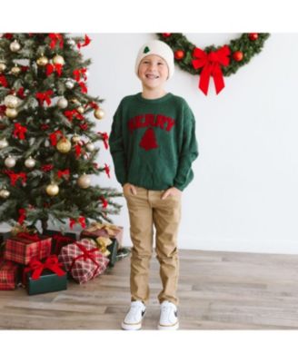 Boys' Merry Patch Christmas Knit Sweater - Baby, Little Kid